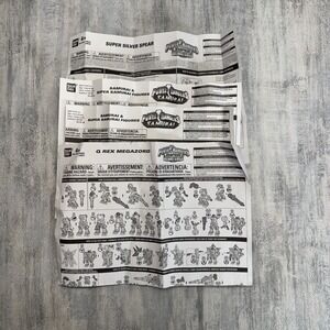 Saban's Power Rangers Q-Rex MegaZord Samurai And Super Silver Spear Instructions